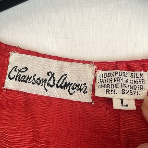 Chanson D’Amour Vintage Sequin Top Large - Picture 2 of 7